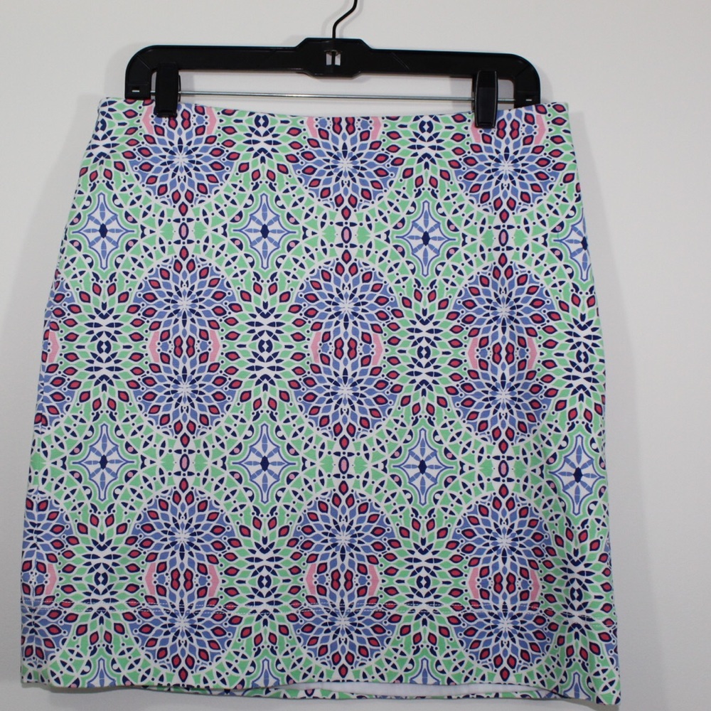 Talbots Colorful Pencil Skirt Size 10